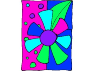 Sticker Custom Preview Image #043533 Cartoons Offbeat Box Flower Design