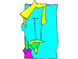 Sticker Custom Preview Image #043539 Cartoons Offbeat Box Man Thin