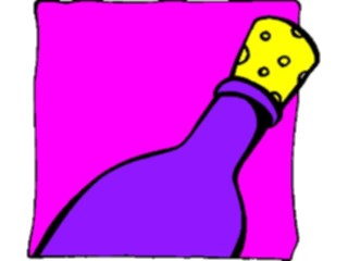 Sticker Custom Preview Image #043545 Cartoons Offbeat Box Wine Bottle