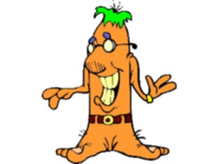 Sticker Custom Preview Image #043568 Cartoons Offbeat Carrot Creature