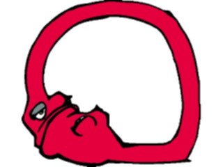 Sticker Custom Preview Image #043582 Cartoons Offbeat Circle Kiss