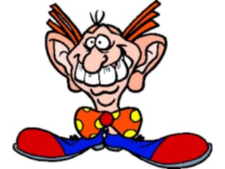 Sticker Custom Preview Image #043588 Cartoons Offbeat Clowny Guy