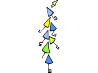 Sticker Custom Preview Image #043600 Cartoons Offbeat Cones Line