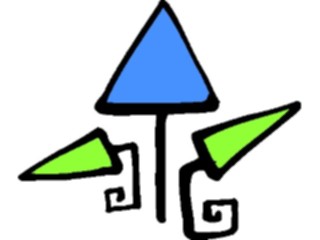 Sticker Custom Preview Image #043603 Cartoons Offbeat Cones Spread