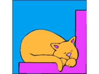 Sticker Custom Preview Image #043608 Cartoons Offbeat Corner Cat