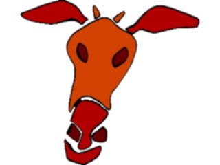 Sticker Custom Preview Image #043611 Cartoons Offbeat Cow Mooing