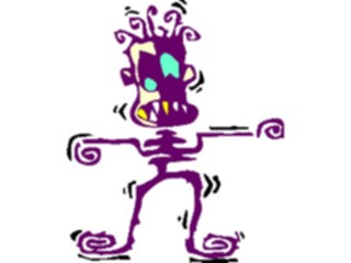 Sticker Custom Preview Image #043613 Cartoons Offbeat Crazy Curly