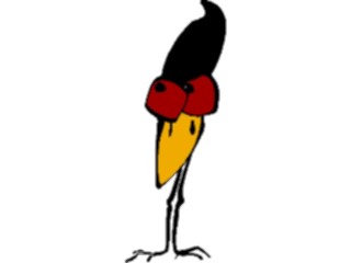 Sticker Custom Preview Image #043630 Cartoons Offbeat Crow Creature Mad