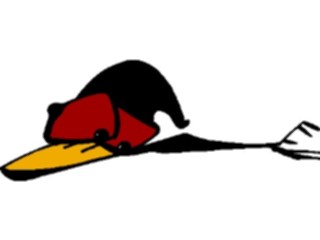 Sticker Custom Preview Image #043632 Cartoons Offbeat Crow Creature Splat