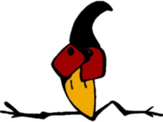 Sticker Custom Preview Image #043633 Cartoons Offbeat Crow Creature Splits