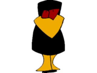 Sticker Custom Preview Image #043638 Cartoons Offbeat Crow Uptight