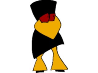 Sticker Custom Preview Image #043641 Cartoons Offbeat Crow Watching
