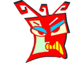 Sticker Custom Preview Image #043651 Cartoons Offbeat Curly Angry