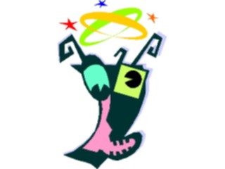 Sticker Custom Preview Image #043654 Cartoons Offbeat Curly Dizzy