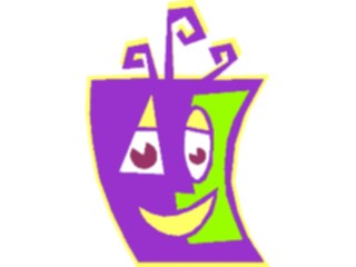 Sticker Custom Preview Image #043655 Cartoons Offbeat Curly Happy