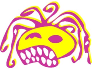 Sticker Custom Preview Image #043681 Cartoons Offbeat Dreadlock Monster