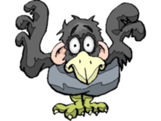 Sticker Custom Preview Image #043689 Cartoons Offbeat Earbird Wings Spread