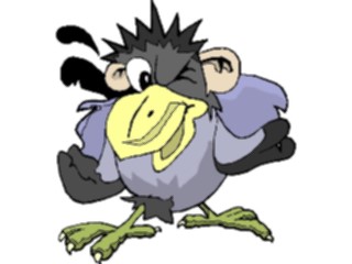 Sticker Custom Preview Image #043690 Cartoons Offbeat Earbird Winking