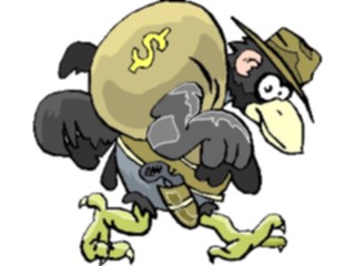 Sticker Custom Preview Image #043691 Cartoons Offbeat Earbirdwith Money Bag