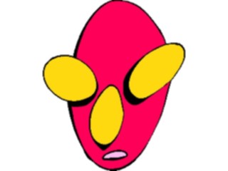 Sticker Custom Preview Image #043699 Cartoons Offbeat Egghead Alien
