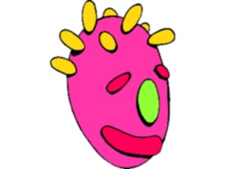Sticker Custom Preview Image #043702 Cartoons Offbeat Egghead Dreadlock