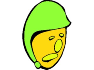 Sticker Custom Preview Image #043704 Cartoons Offbeat Egghead Hard Hat