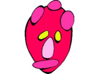 Sticker Custom Preview Image #043706 Cartoons Offbeat Egghead Sad