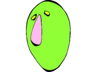 Sticker Custom Preview Image #043707 Cartoons Offbeat Egghead Speechless
