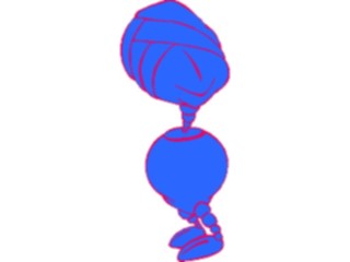 Sticker Custom Preview Image #043715 Cartoons Offbeat Eggwrap Body