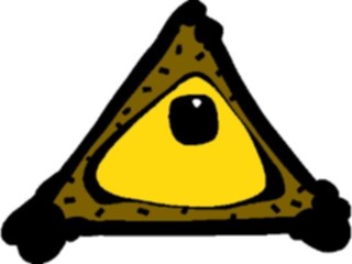 Sticker Custom Preview Image #043727 Cartoons Offbeat Eye Pyramid
