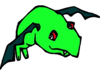 Sticker Custom Preview Image #043756 Cartoons Offbeat Fatbat Flying