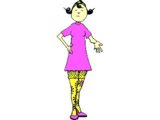 Sticker Custom Preview Image #043785 Cartoons Offbeat Funkirl Posing