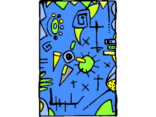Sticker Custom Preview Image #043789 Cartoons Offbeat Funky Art Collage