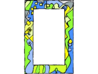 Sticker Custom Preview Image #043792 Cartoons Offbeat Funky Art Frame