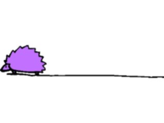 Sticker Custom Preview Image #043830 Cartoons Offbeat Ground Porcupine