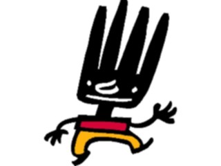 Sticker Custom Preview Image #043839 Cartoons Offbeat Handy Man Dancing