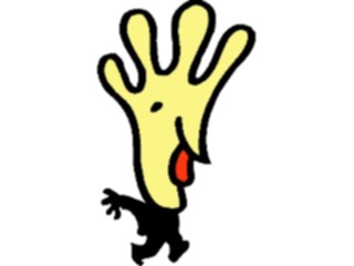 Sticker Custom Preview Image #043842 Cartoons Offbeat Handy Man Tongue