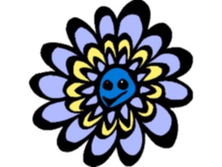 Sticker Custom Preview Image #043844 Cartoons Offbeat Happy Flower