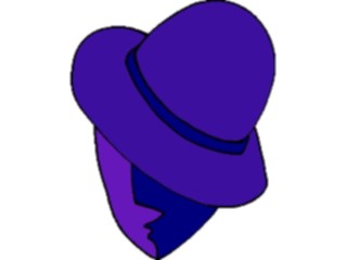 Sticker Custom Preview Image #043852 Cartoons Offbeat Hat Man Dress Hat