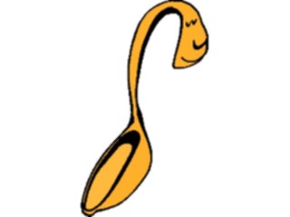 Sticker Custom Preview Image #043902 Cartoons Offbeat Kitchen Spoon Face