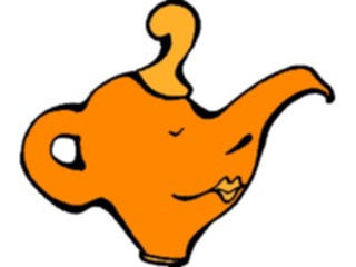 Sticker Custom Preview Image #043905 Cartoons Offbeat Kitchen Tea Pot Face