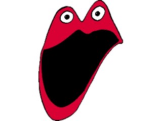 Sticker Custom Preview Image #043919 Cartoons Offbeat Lipface Excited