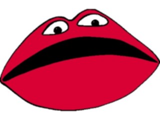 Sticker Custom Preview Image #043922 Cartoons Offbeat Lipface Sad