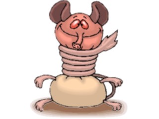 Sticker Custom Preview Image #043937 Cartoons Offbeat Longnose Tail Around Neck