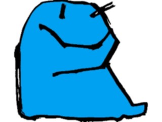 Sticker Custom Preview Image #043940 Cartoons Offbeat Lump Happy