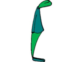 Sticker Custom Preview Image #043947 Cartoons Offbeat Man Standing