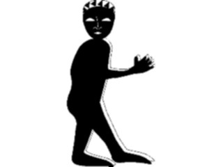 Sticker Custom Preview Image #043950 Cartoons Offbeat Maskman Black