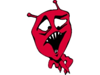 Sticker Custom Preview Image #043953 Cartoons Offbeat Monster Crazy