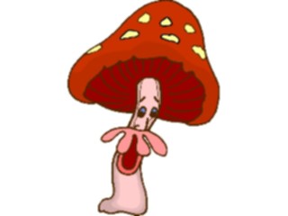 Sticker Custom Preview Image #043961 Cartoons Offbeat Mushroom Guy1