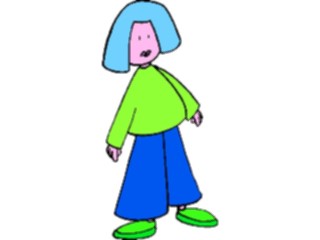 Sticker Custom Preview Image #044007 Cartoons Offbeat Noseless Child